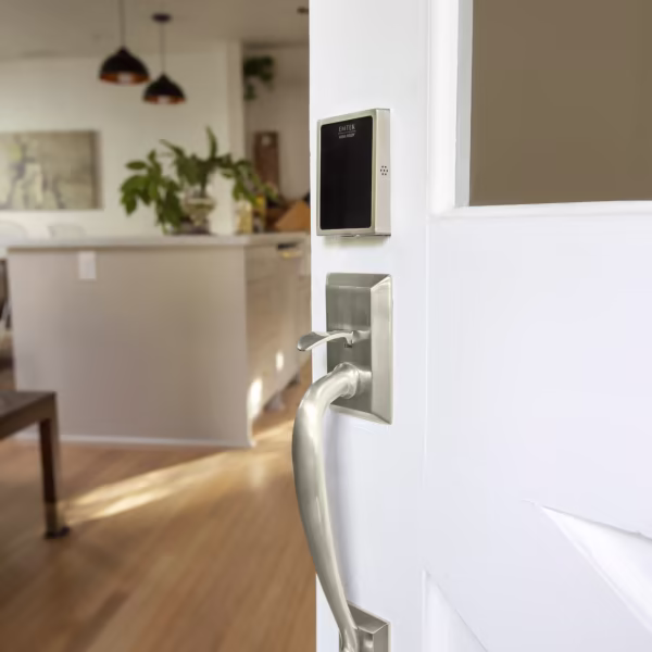 Door lever in home